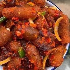 Peppered Kpomo (Cow Skin)